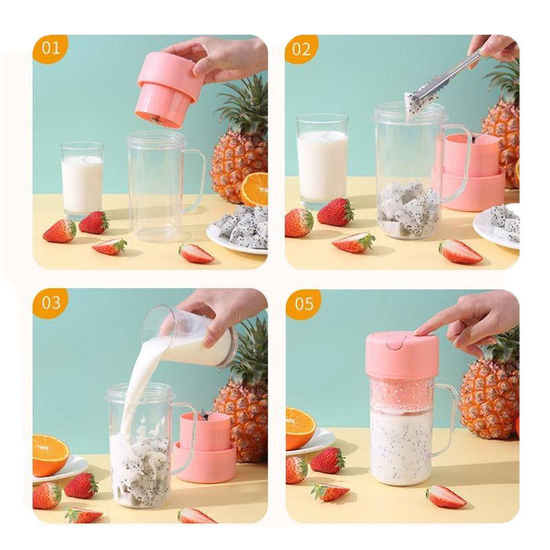 Mini Juicer Blender - Portable & Rechargeable