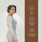 SEAMLESS MEDIUM COMPRESSION THIGH SHAPING BRIEF -SKIN