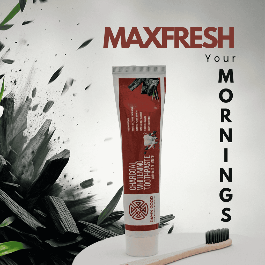 DamnGood Charcoal Herbal Tooth Paste For Teeth Whitening