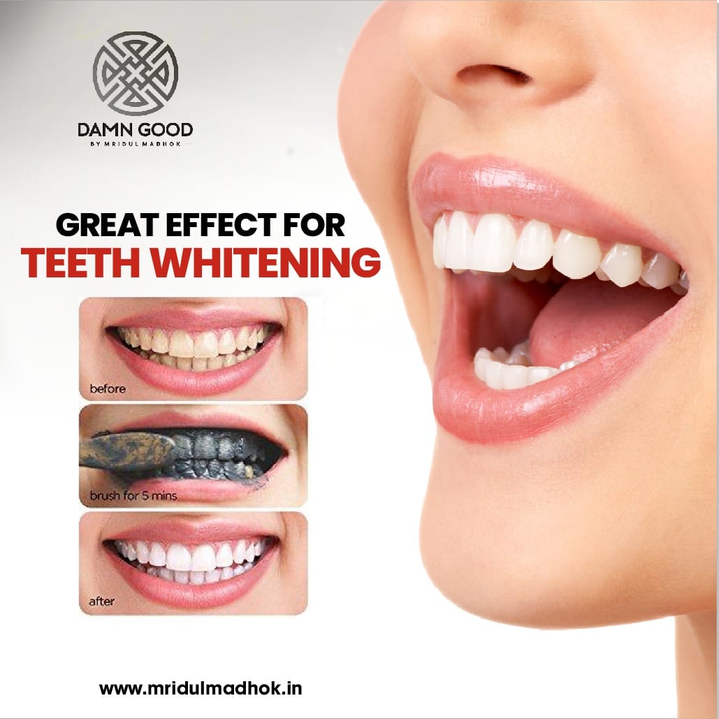 DamnGood Charcoal Herbal Tooth Paste For Teeth Whitening