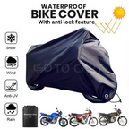 Waterproof Bike Top Cover with anti-theft Feature